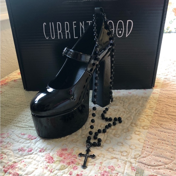 NIB Sold Out Dollskill Widow Behavior Management Platform Mary Janes - Picture 2 of 7